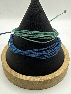 Pura Vida Boho Beach String Bracelet Lot Blue Mint Coastal Charm Stack